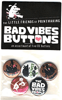 Bad Vibes Buttons assortment