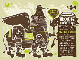 Jazz Passengers Rock Concert poster