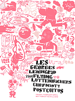 Les Georges Leningrad/Flying Luttenbachers poster