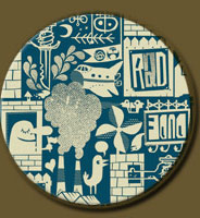 Winter Sun pocket mirror